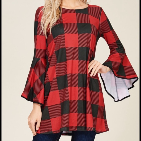 🌟Sale🌟Bell Sleeve Tunic - Picture 2 of 7